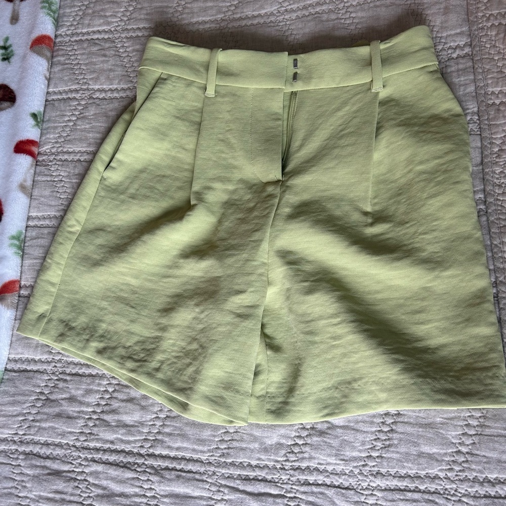 Abercrombie & Fitch Light Green Shorts